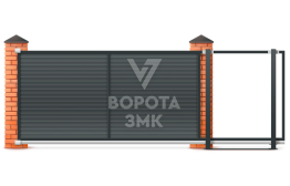 Ворота откатные 3600×2200 Faac ЗМК-7104