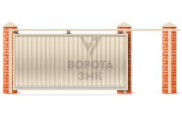 Откатные ворота 4,5 метра 4500×2900 ЗМК-7905