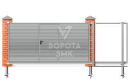 Откатные ворота Doorhan 2200×3500 ЗМК-6883
