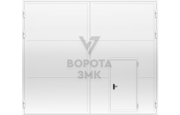 Противопожарные ворота для паркинга 5000×2000 ЗМК-9611