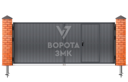 Ворота оцинкованные 1500×2500 ЗМК-5427