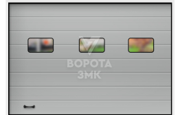 Ворота секционные противопожарные Дорхан 2000×3000 ЗМК-3806