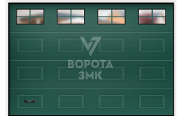 Подъемные гаражные ворота Дорхан 2250×3000 ЗМК-2902
